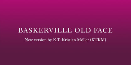 Baskerville Old Face KTKM Font Poster 1
