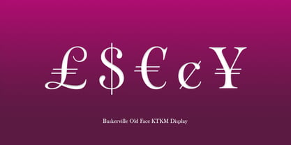 Baskerville Old Face KTKM Font Poster 5