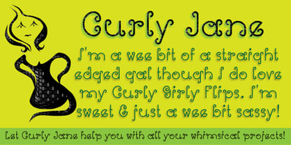 Curly Jane Font Poster 1