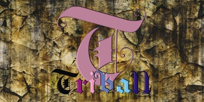 Triball Font Poster 4