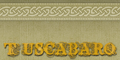 Tuscabaro Font Poster 2