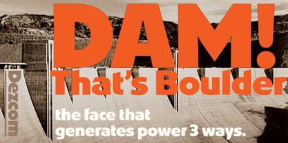 Dez Boulder Font Poster 1