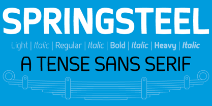 Springsteel Font Poster 1