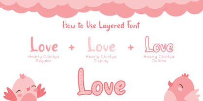 Hearty Chintya Font Poster 7