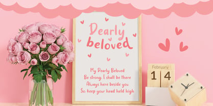 Hearty Chintya Font Poster 5