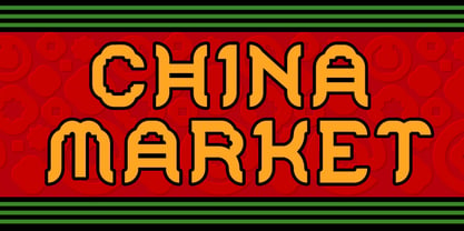 China Market Fuente Póster 2