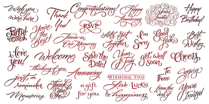Greeting Cards Font Poster 5