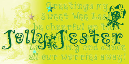 Jolly Jester Font Poster 4