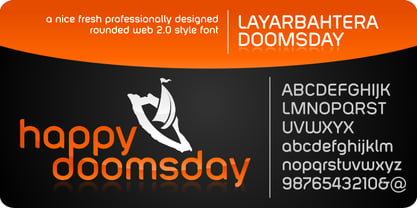 LayarBahtera Doomsday Font Poster 5