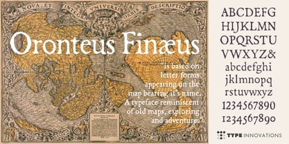 Oronteus Finaeus Font Poster 1