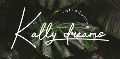 Kally Dreams Font Poster 1