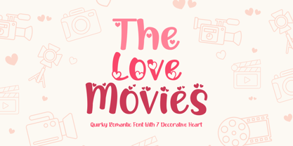The Love Movies Font Poster 1