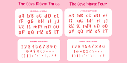 The Love Movies Font Poster 11