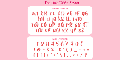 The Love Movies Font Poster 13