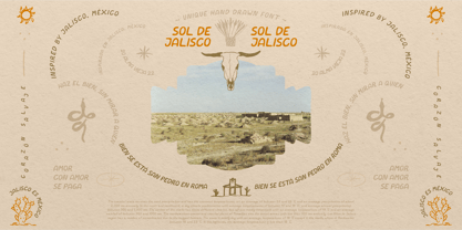 Sol De Jalisco Font Poster 3