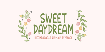 Sweet Daydream Font Poster 1