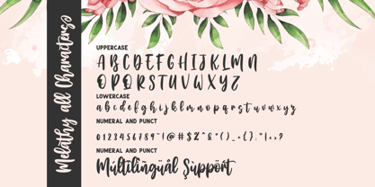 Melathy Font Poster 8