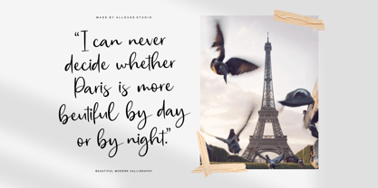 Eiffel Story Font Poster 6