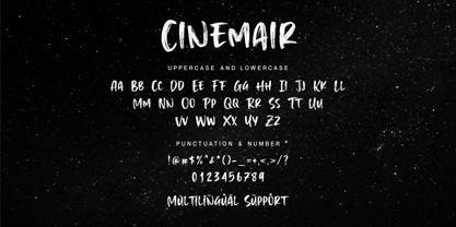 Cinemair Font Poster 9