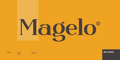 Magelo Font Poster 1