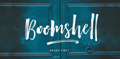Boomshell Font Poster 1