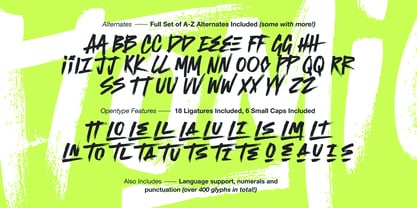 Atomic Marker Font Poster 8