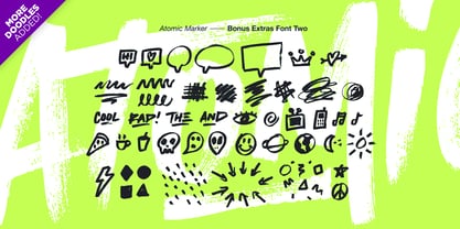 Atomic Marker Font Poster 9