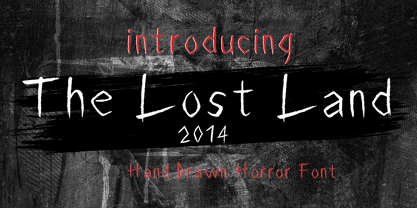 Lost Land Font Poster 1