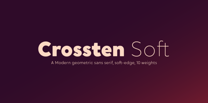 Crossten Soft Font Poster 1