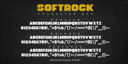 Softrock Font Poster 7