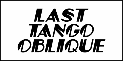 Last Tango JNL Font Poster 4
