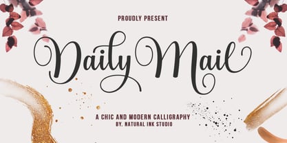 Daily Mail Font Poster 1