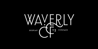 Waverly CF Font Poster 1