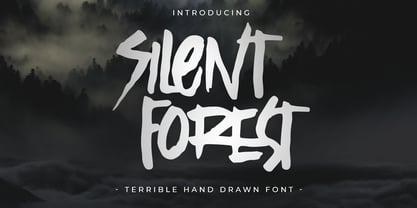 Silent Forest Font Poster 1