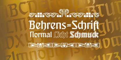 Behrensschrift iF Plus Font Poster 1