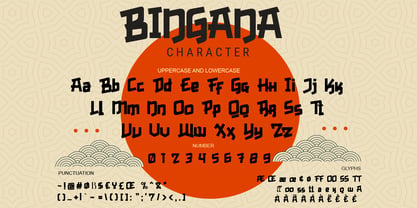 Bingana Font Poster 2