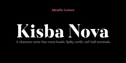 Kisba Nova Font Poster 1