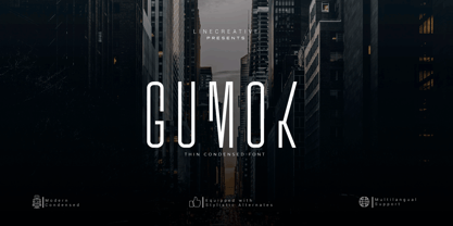 Gumok Font Poster 1