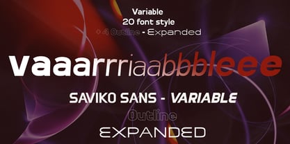 Saviko Sans Font Poster 9