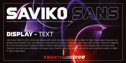 Saviko Sans Font Poster 1