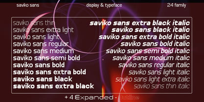 Saviko Sans Font Poster 2