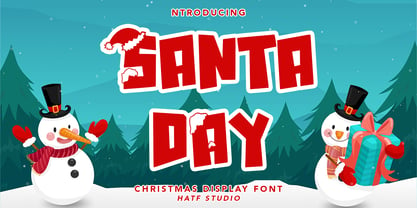 Santa Day Font Poster 1