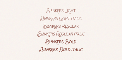 Blankers Font Poster 6