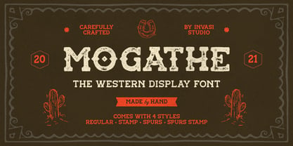 Mogathe Font Poster 1