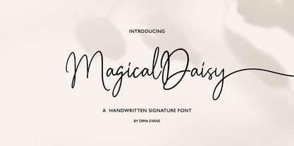 Magical Daisy Font Poster 1
