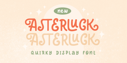 Asterluck Font Poster 1