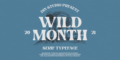Wild Month Font Poster 1