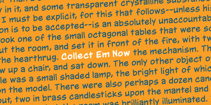 Collect Em Now BB Font Poster 5