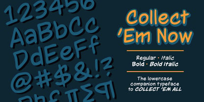 Collect Em Now BB Font Poster 1