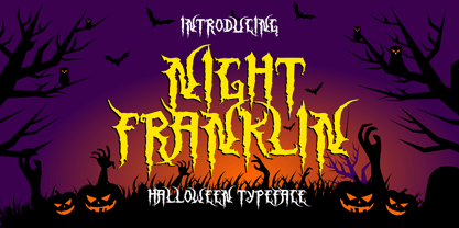 Night Franklin Font Poster 1